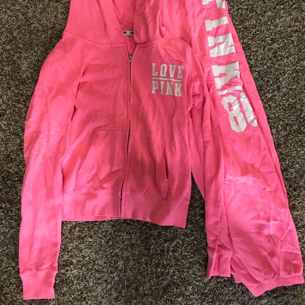 Victoria secret PINK 2 piece sweatshirt sweatpants